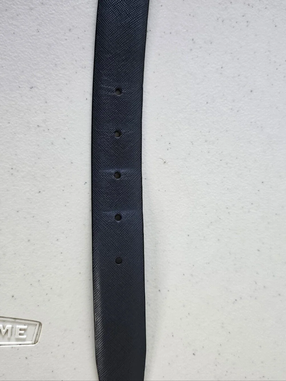 Penguin Full‎ Grain Cowhide Leather Belt Size 40 Blue Casual Preppy Office
